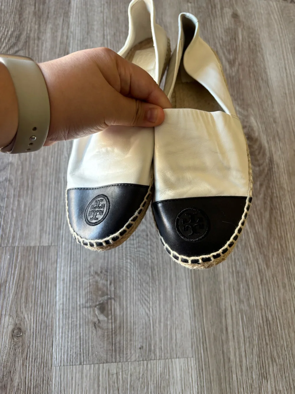 Tory Burch Colorblock Espadrille Flat